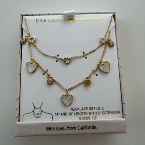 Eye candy Heart two set Necklace